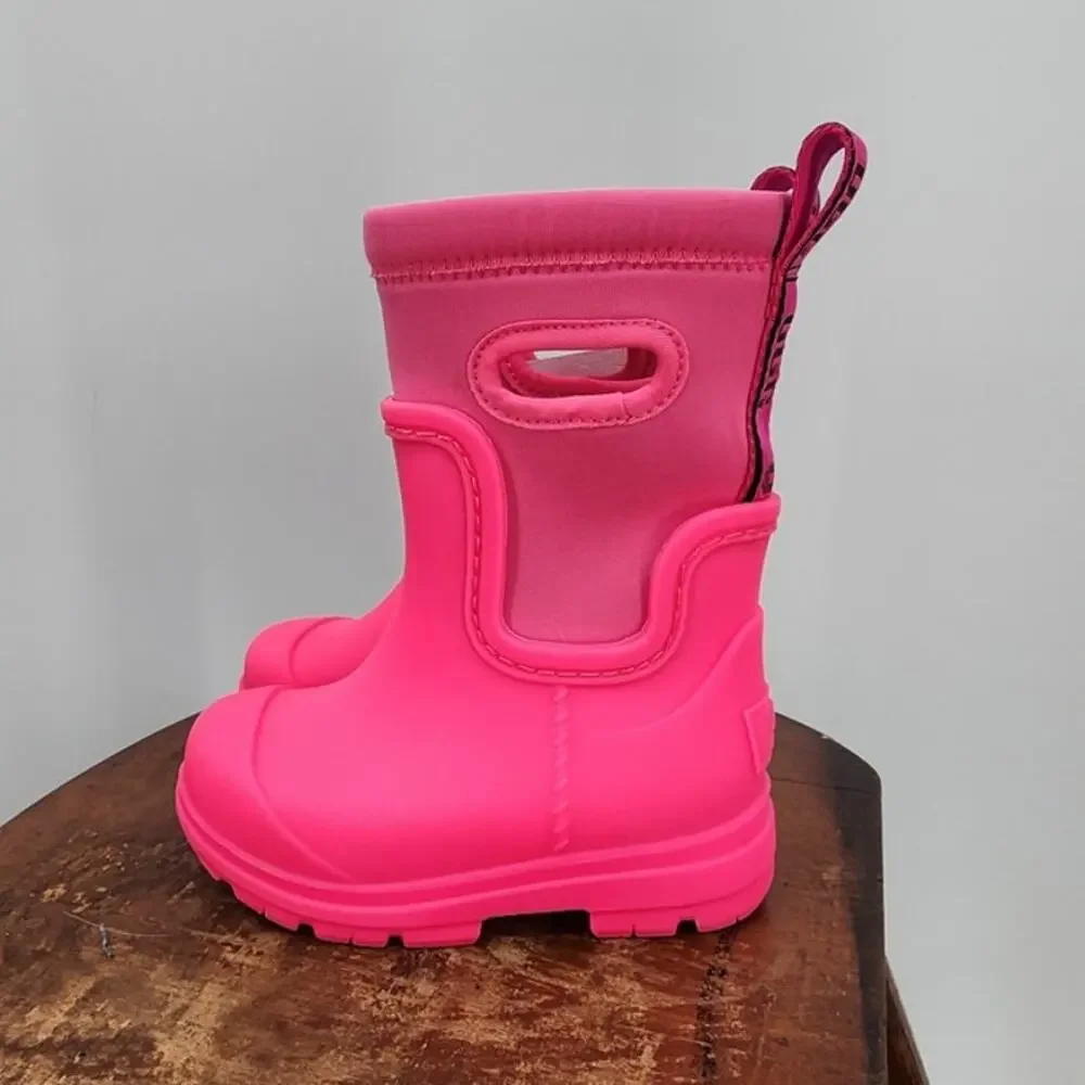 UGG Mid Wellies Taffy Pink Rain Boots Size 6‎